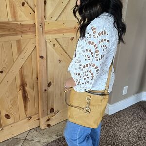 Vince Camuto Tan Crossbody Bag